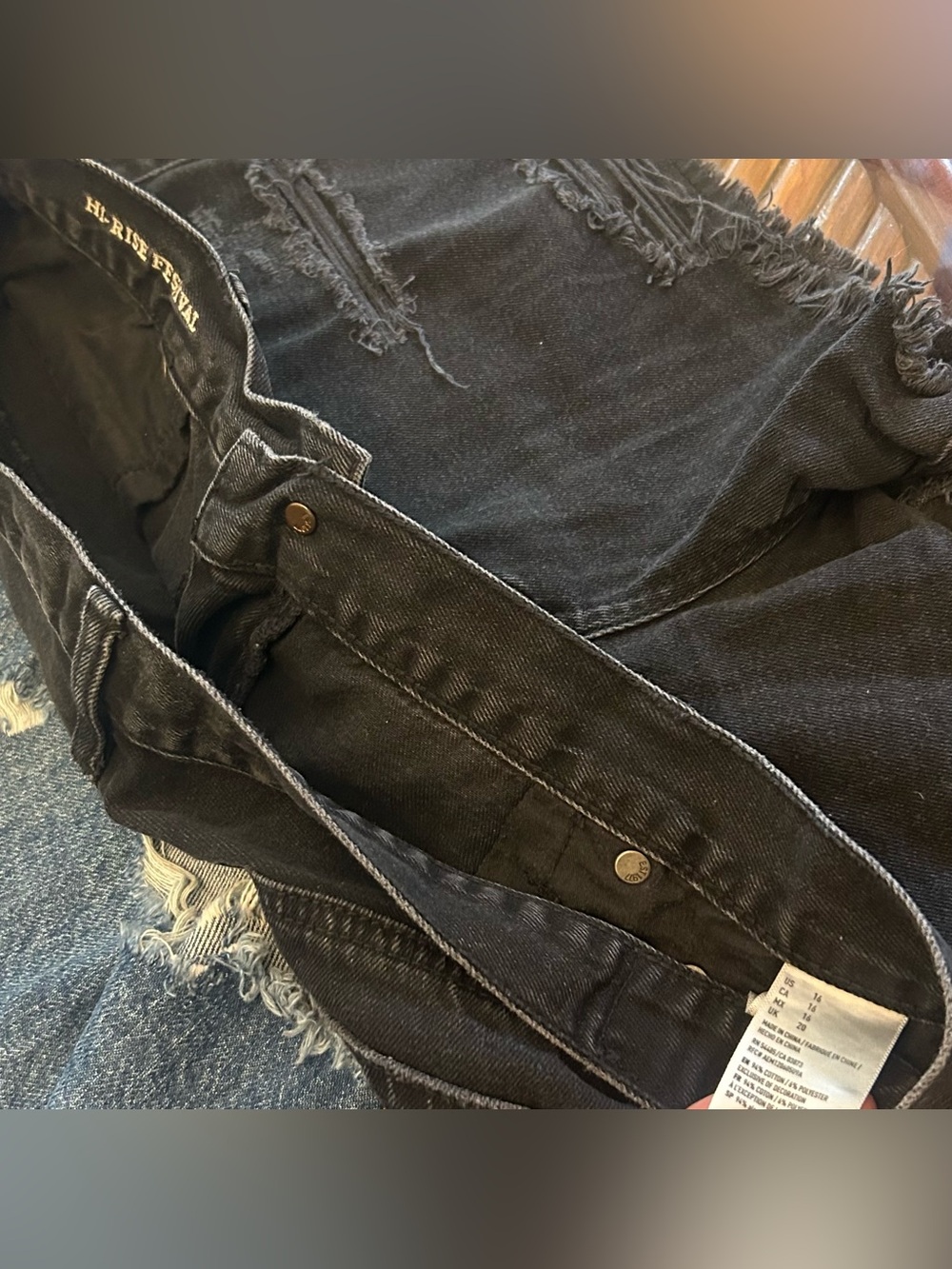 American Eagle denim shorts (lot of 3) sz. 16-18 - Picture 9 of 10